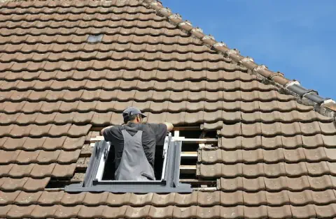 Pose de velux - Chailly-en-Bière